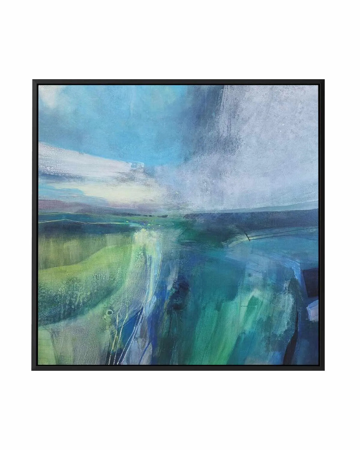 Viridescent Valley II by Andrew Kinmont | Framed Canvas Art Print from Olive et Oriel where you can shop wallpaper and artworks online