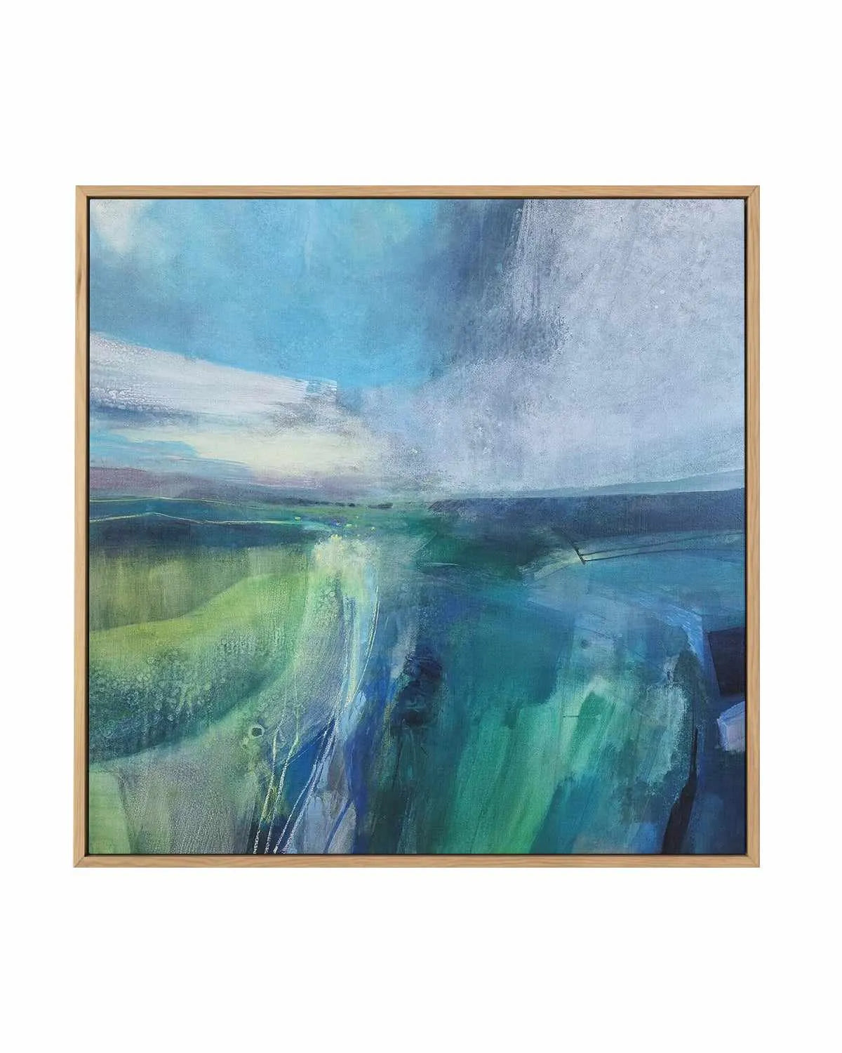 Viridescent Valley II by Andrew Kinmont | Framed Canvas Art Print from Olive et Oriel where you can shop wallpaper and artworks online