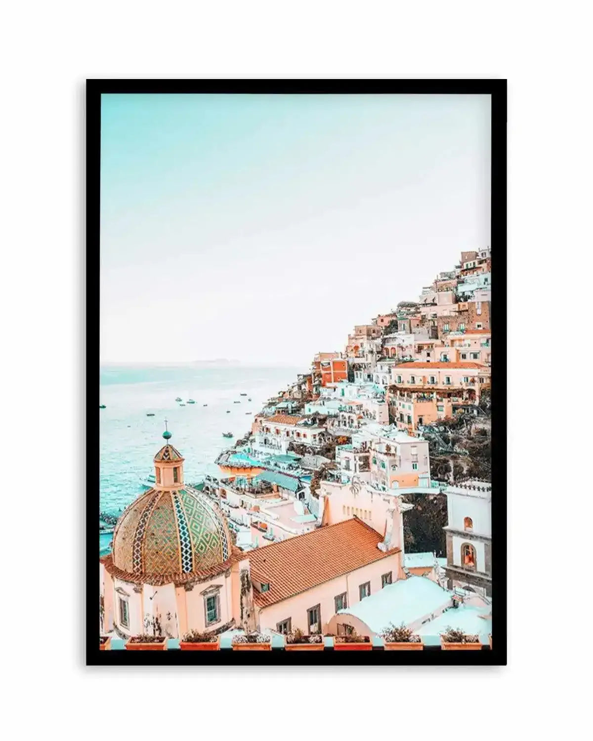 Vista Di Positano Art Print from Olive et Oriel where you can shop wallpaper and artworks online
