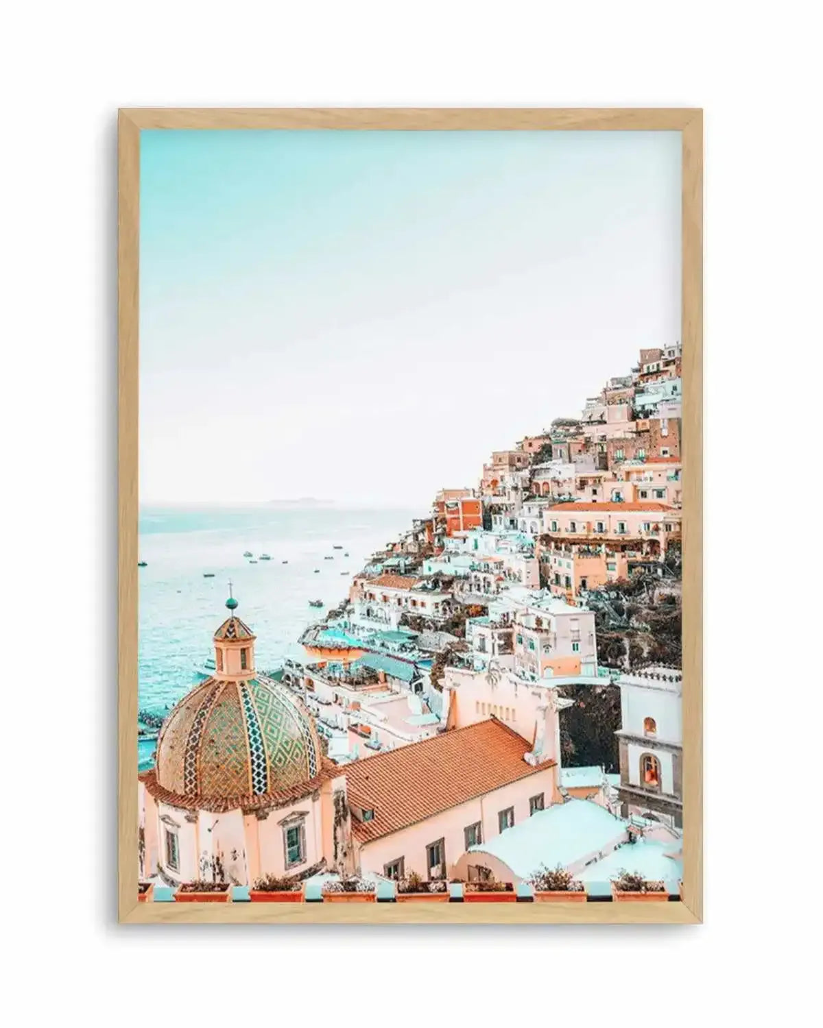 Vista Di Positano Art Print from Olive et Oriel where you can shop wallpaper and artworks online