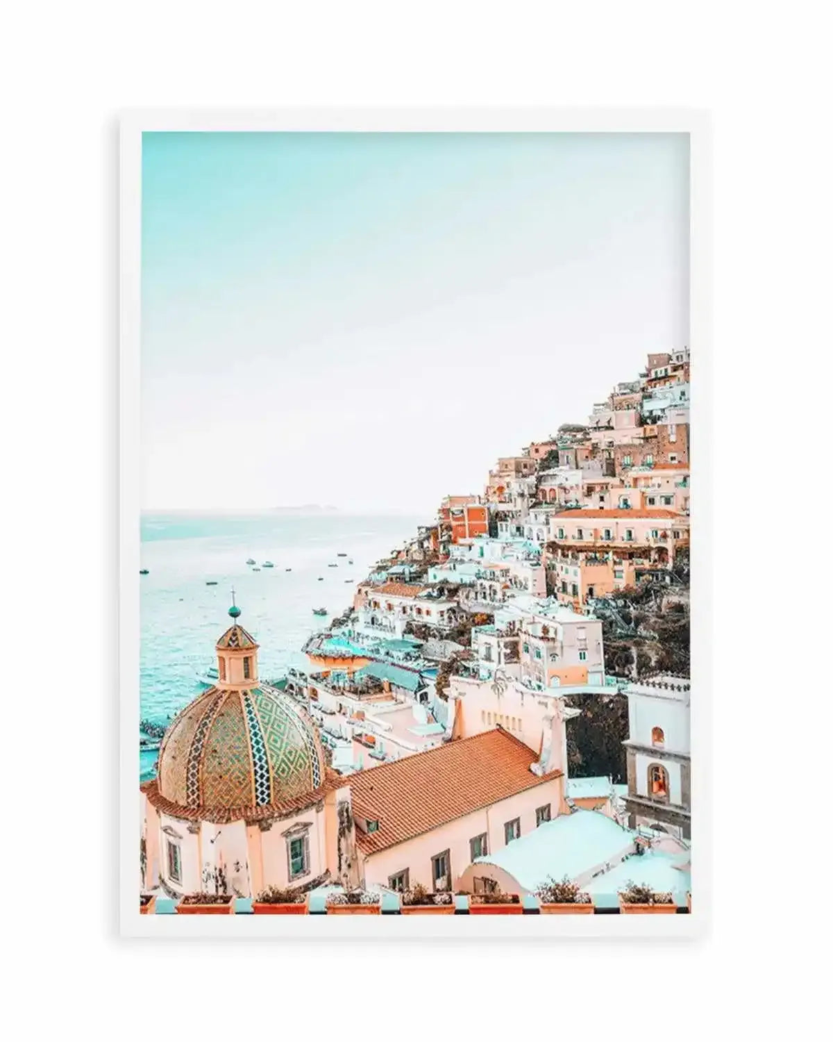 Vista Di Positano Art Print from Olive et Oriel where you can shop wallpaper and artworks online