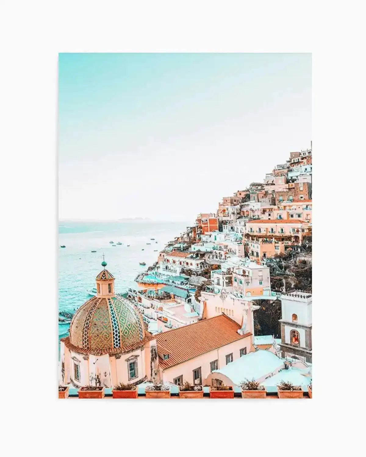 Vista Di Positano Art Print from Olive et Oriel where you can shop wallpaper and artworks online