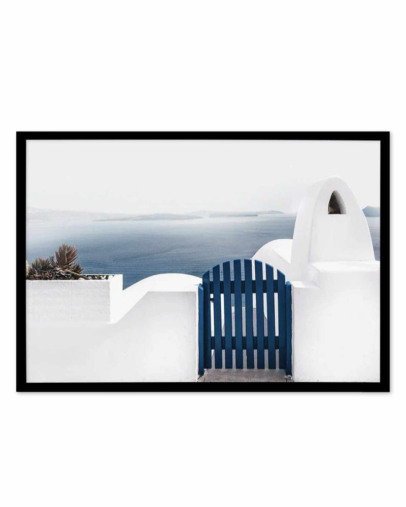 Vista di Santorini Art Print
