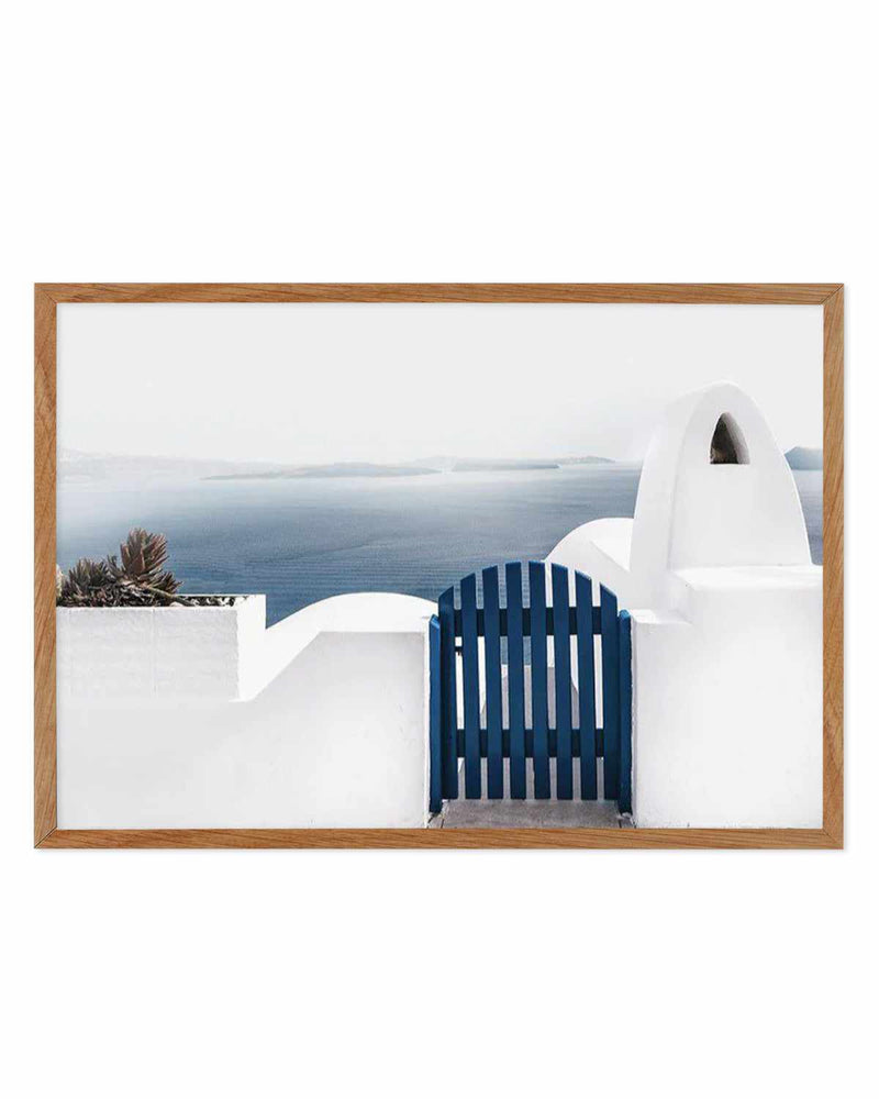Vista di Santorini Art Print