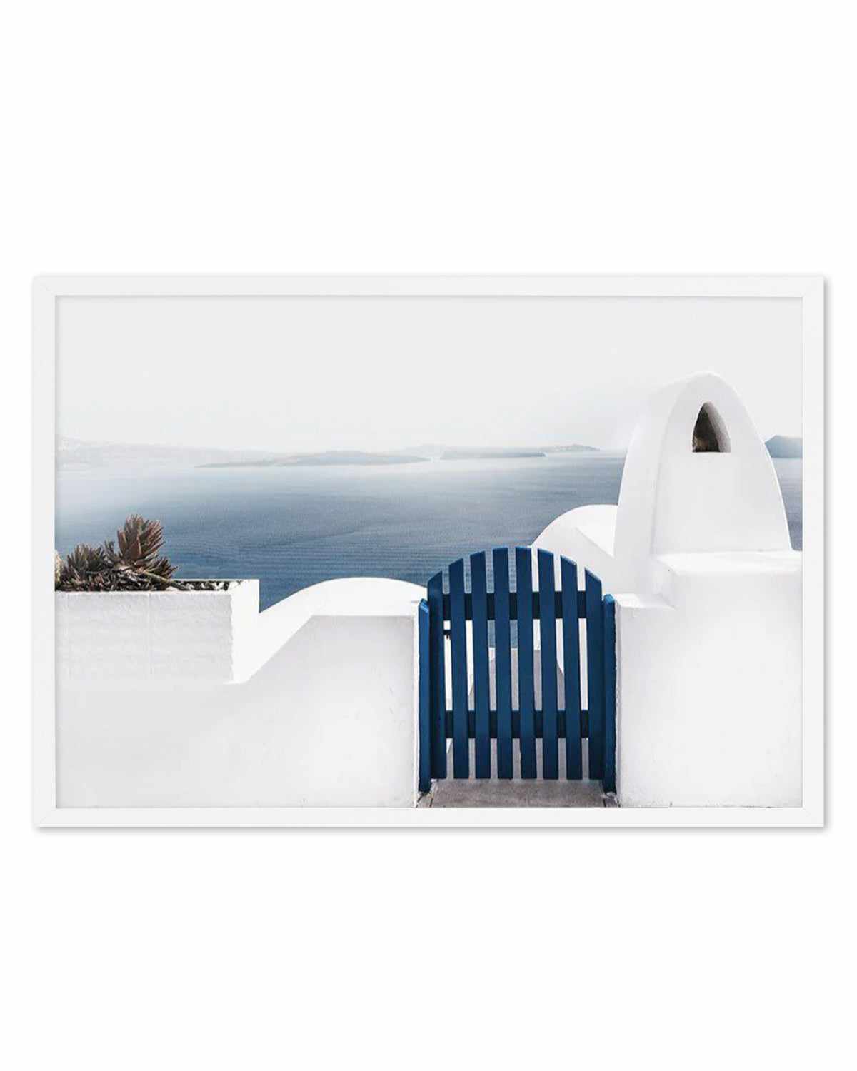 Vista di Santorini Art Print