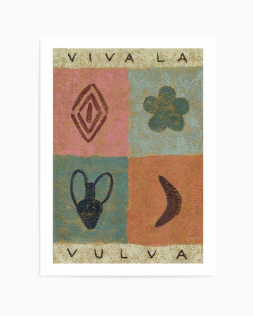 Viva La Vulva by Julie Celina | Art Print from Olive et Oriel where you can shop wallpaper and artworks online