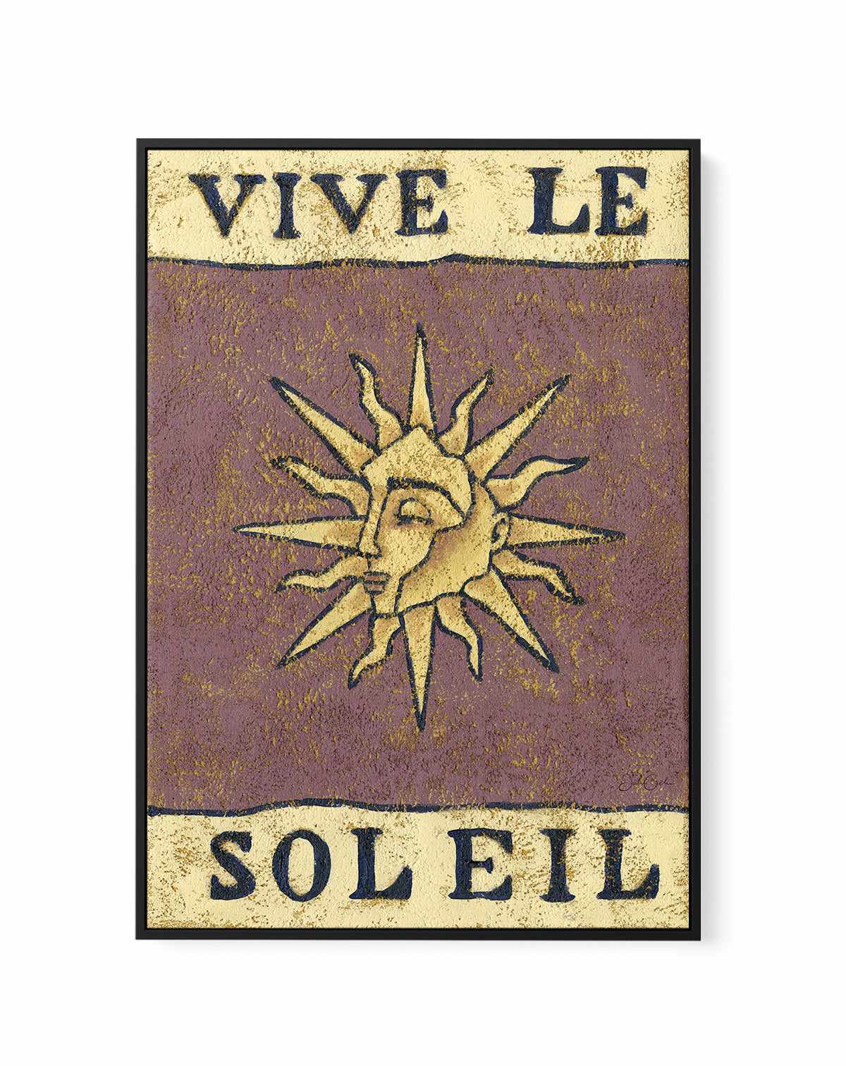 Vive Le Soleil by Julie Celina | Framed Canvas Art Print