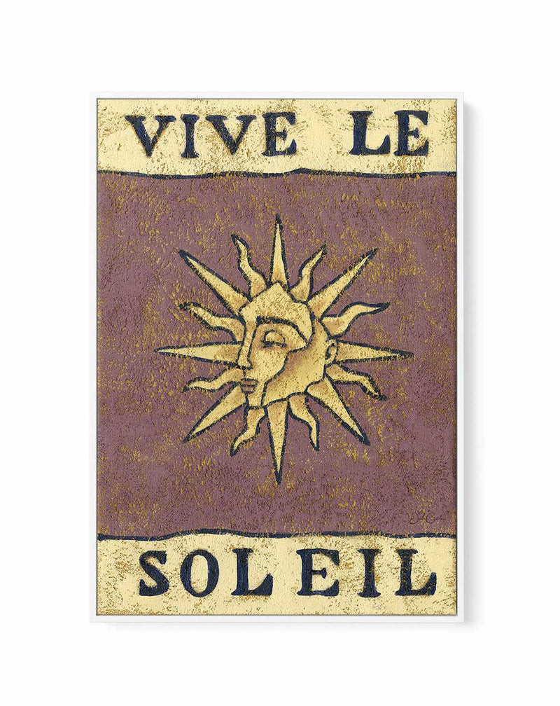 Vive Le Soleil by Julie Celina | Framed Canvas Art Print