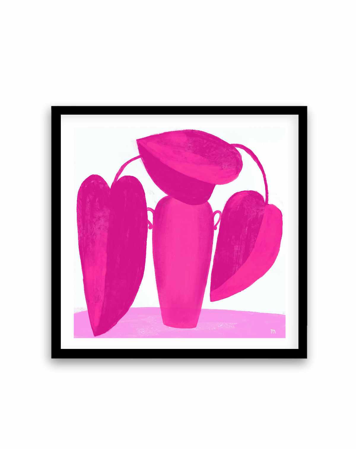 Vivid Magenta Plant I by Marco Marella | Art Print