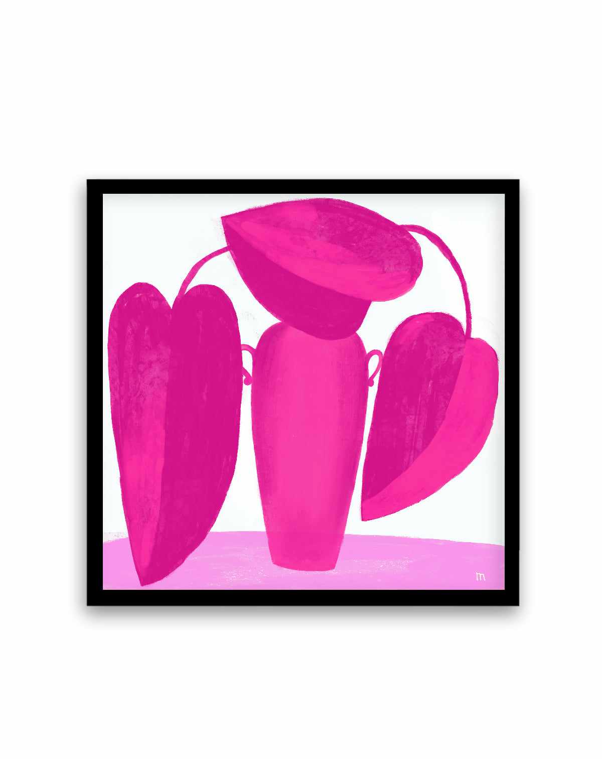 Vivid Magenta Plant I by Marco Marella | Art Print