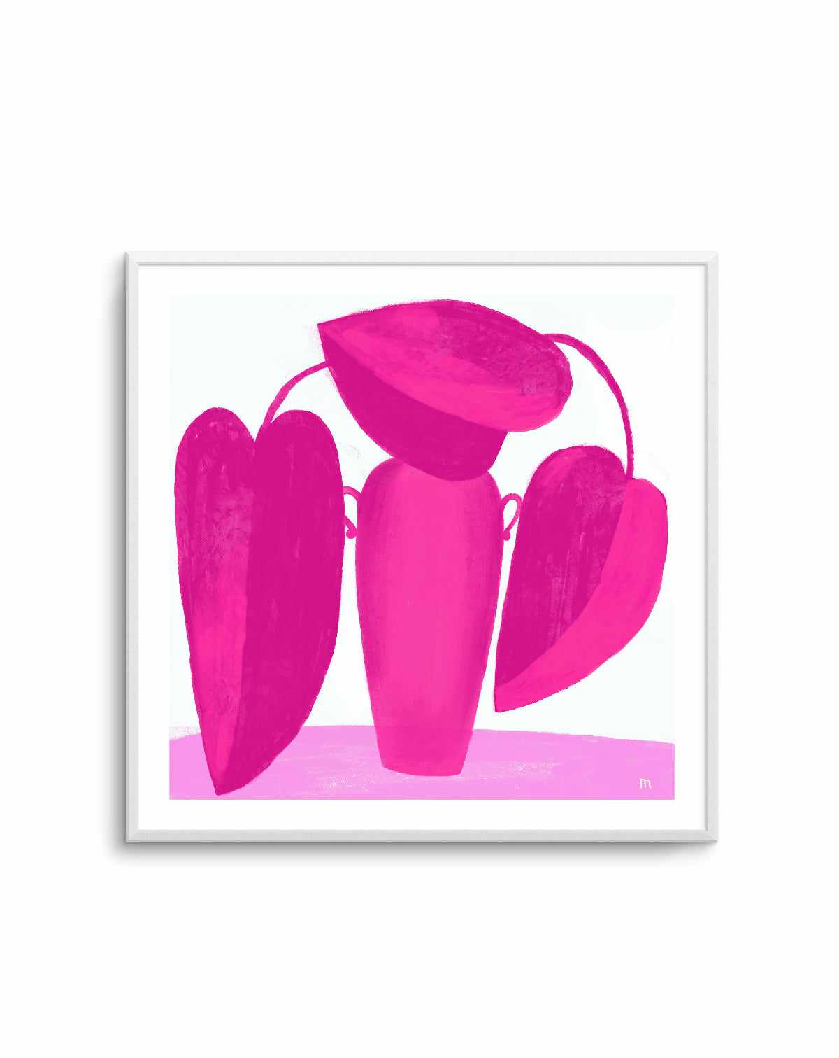 Vivid Magenta Plant I by Marco Marella | Art Print