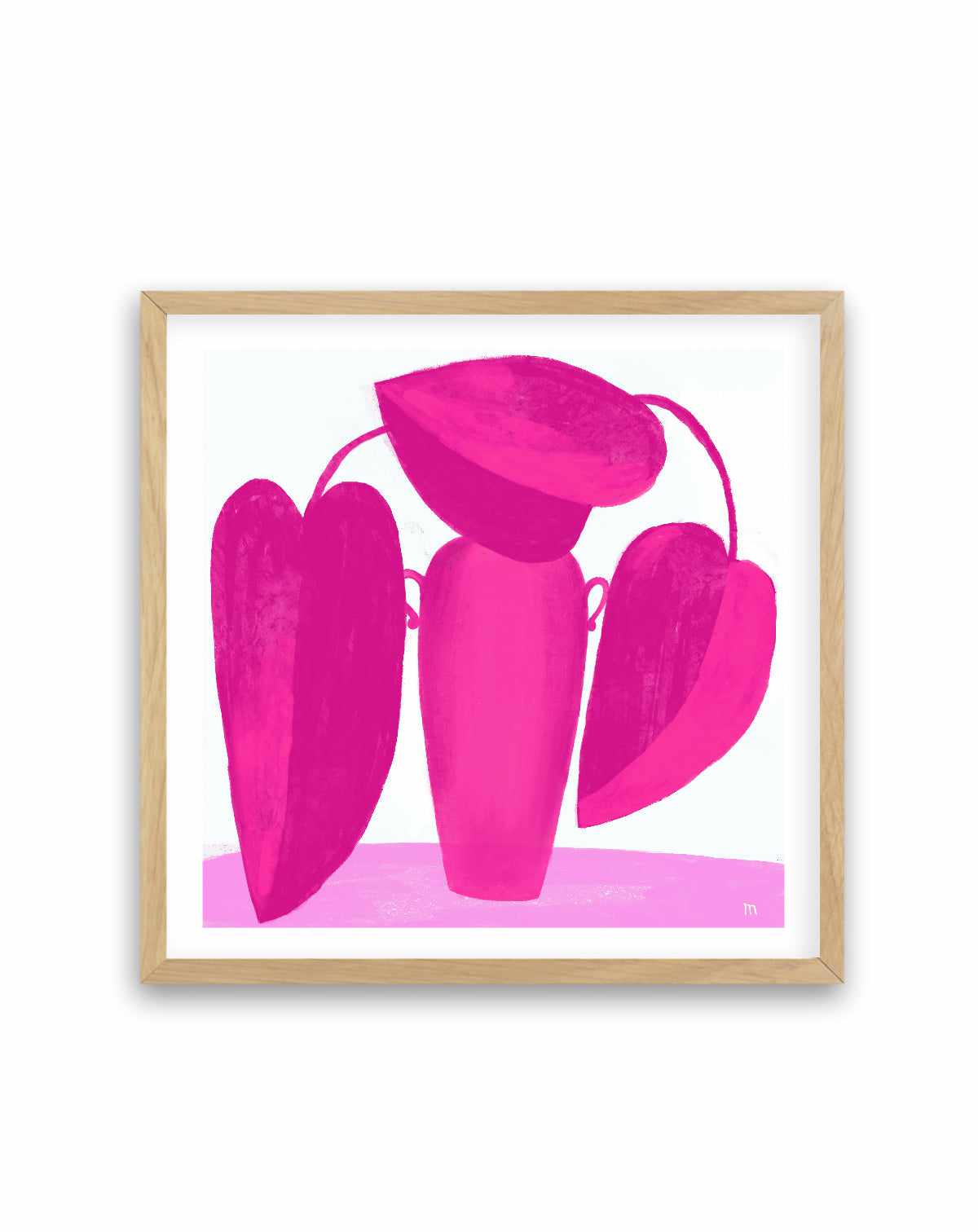 Vivid Magenta Plant I by Marco Marella | Art Print