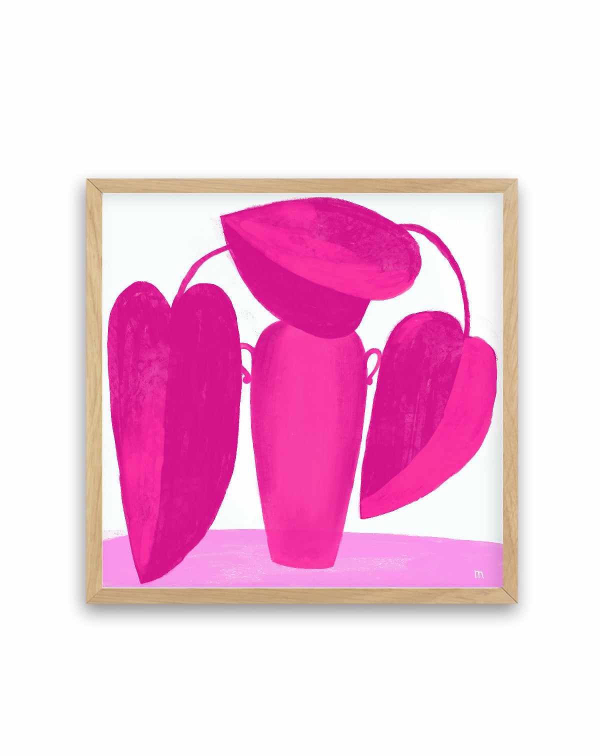 Vivid Magenta Plant I by Marco Marella | Art Print