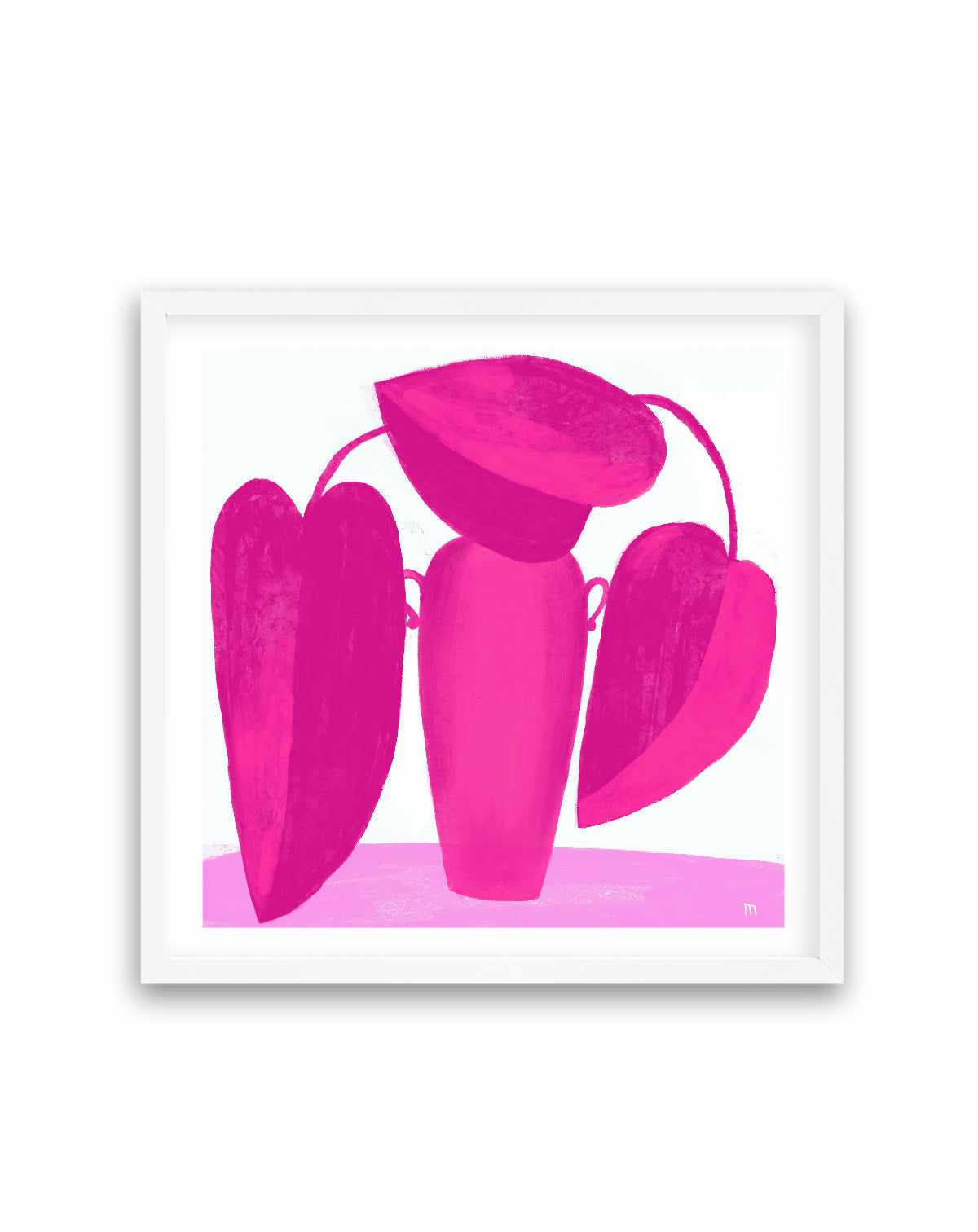 Vivid Magenta Plant I by Marco Marella | Art Print