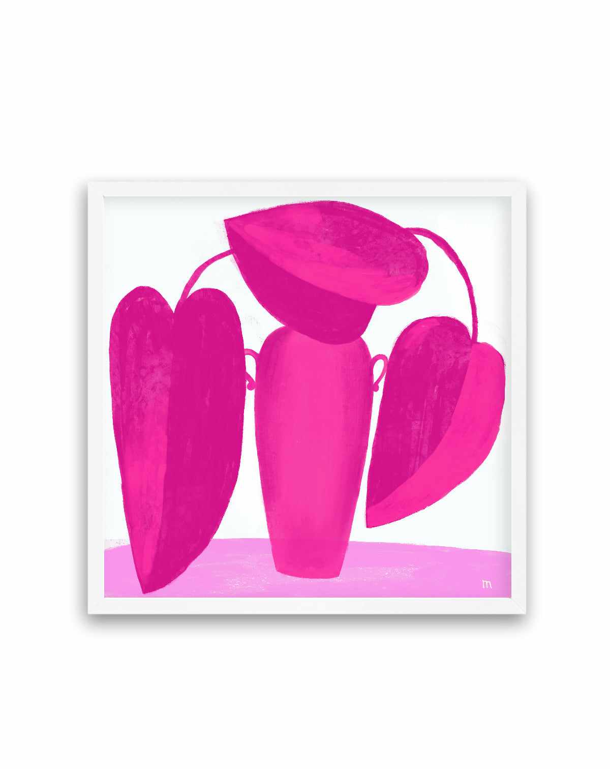 Vivid Magenta Plant I by Marco Marella | Art Print