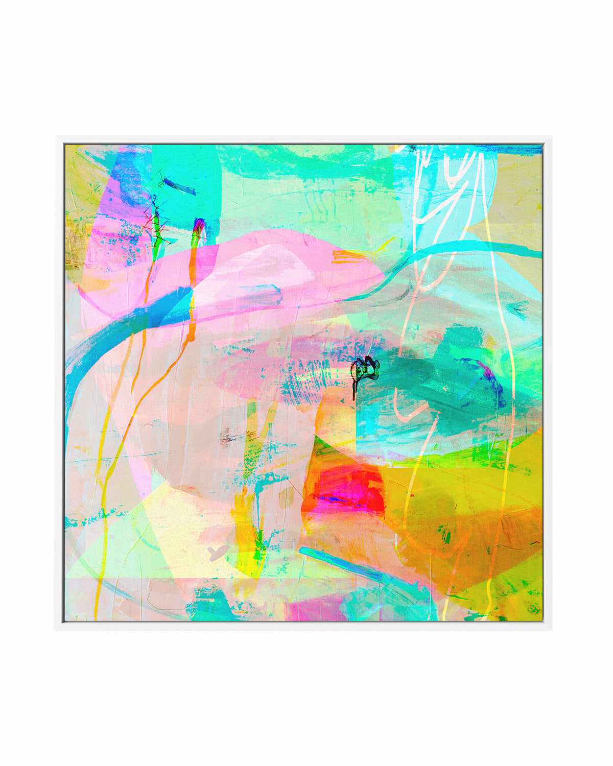 Vivid by Antonia Tzenova | Framed Canvas Art Print