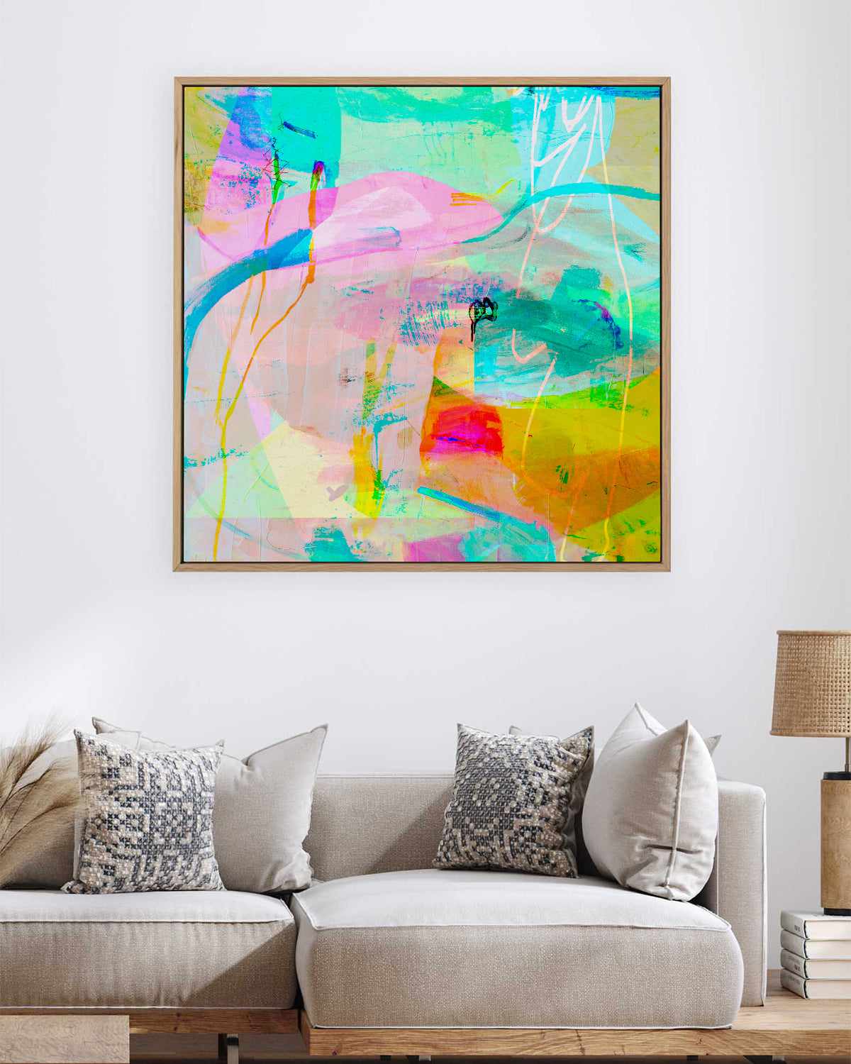 Vivid by Antonia Tzenova | Framed Canvas Art Print