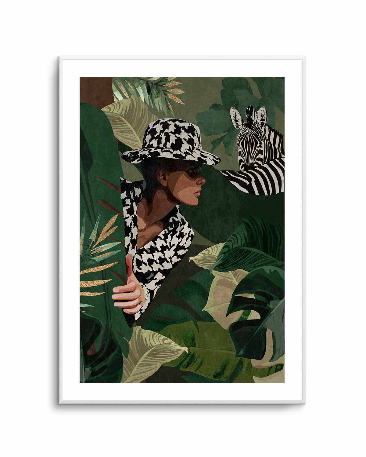 Vogel Zebra Kazayagi By Emel Tunaboylu | Art Print