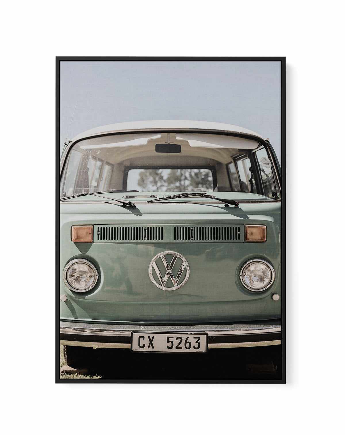 Vw Kombi By Clint | Framed Canvas Art Print