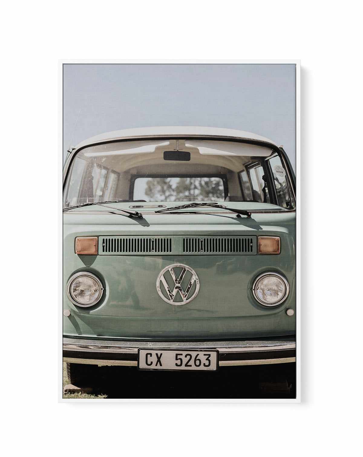 Vw Kombi By Clint | Framed Canvas Art Print