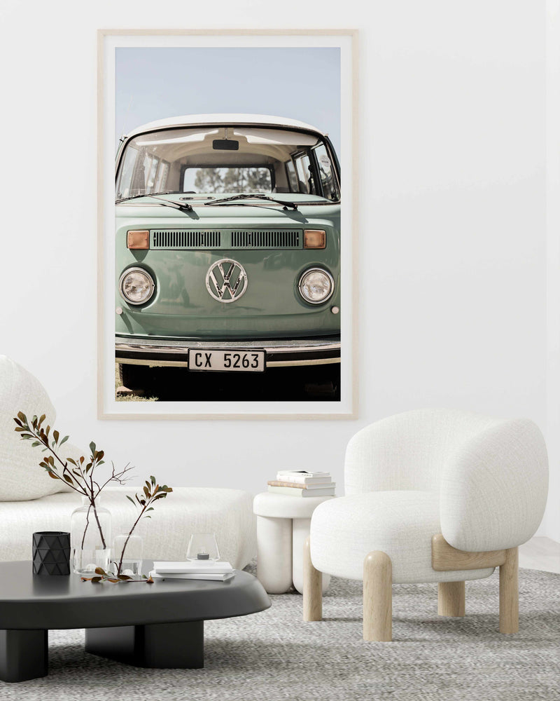 Vw Kombi By Clint | Art Print from Olive et Oriel where you can shop wallpaper and artworks online