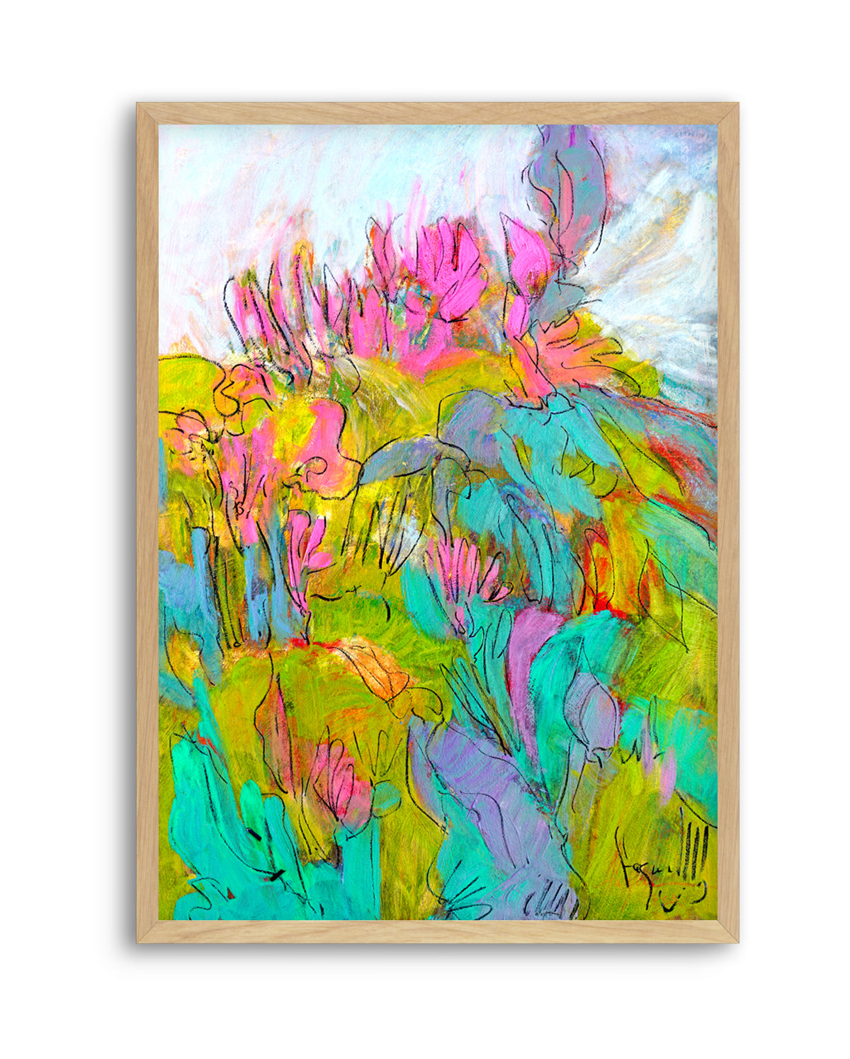 Whimsical Garden Dreams by Dorothy Fagan | Art Print