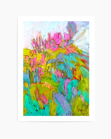 Whimsical Garden Dreams by Dorothy Fagan | Art Print