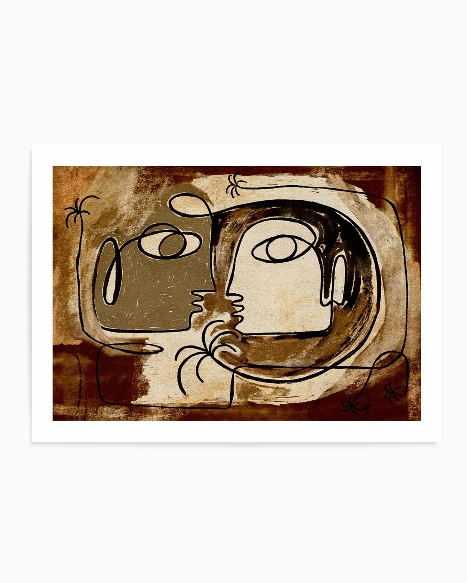 What Secrets Do the Palms Whisper To the Earth by Shatha Al Dafai | Art Print from Olive et Oriel where you can shop wallpaper and artworks online