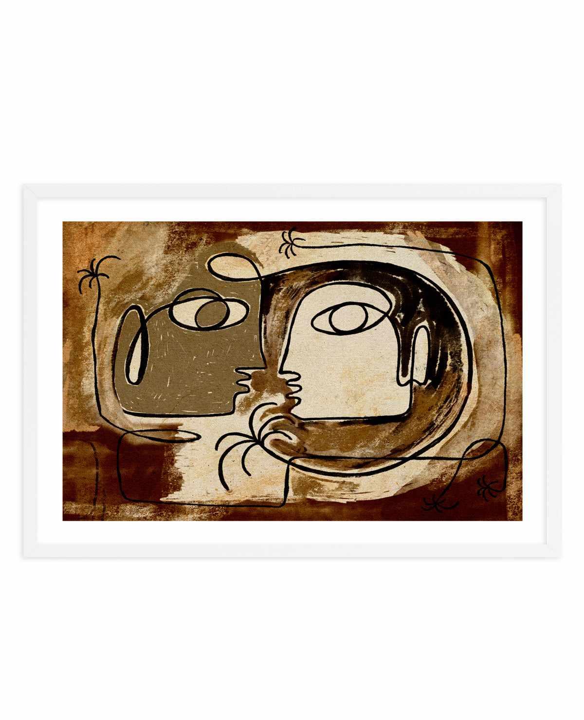 What Secrets Do the Palms Whisper To the Earth by Shatha Al Dafai | Art Print from Olive et Oriel where you can shop wallpaper and artworks online