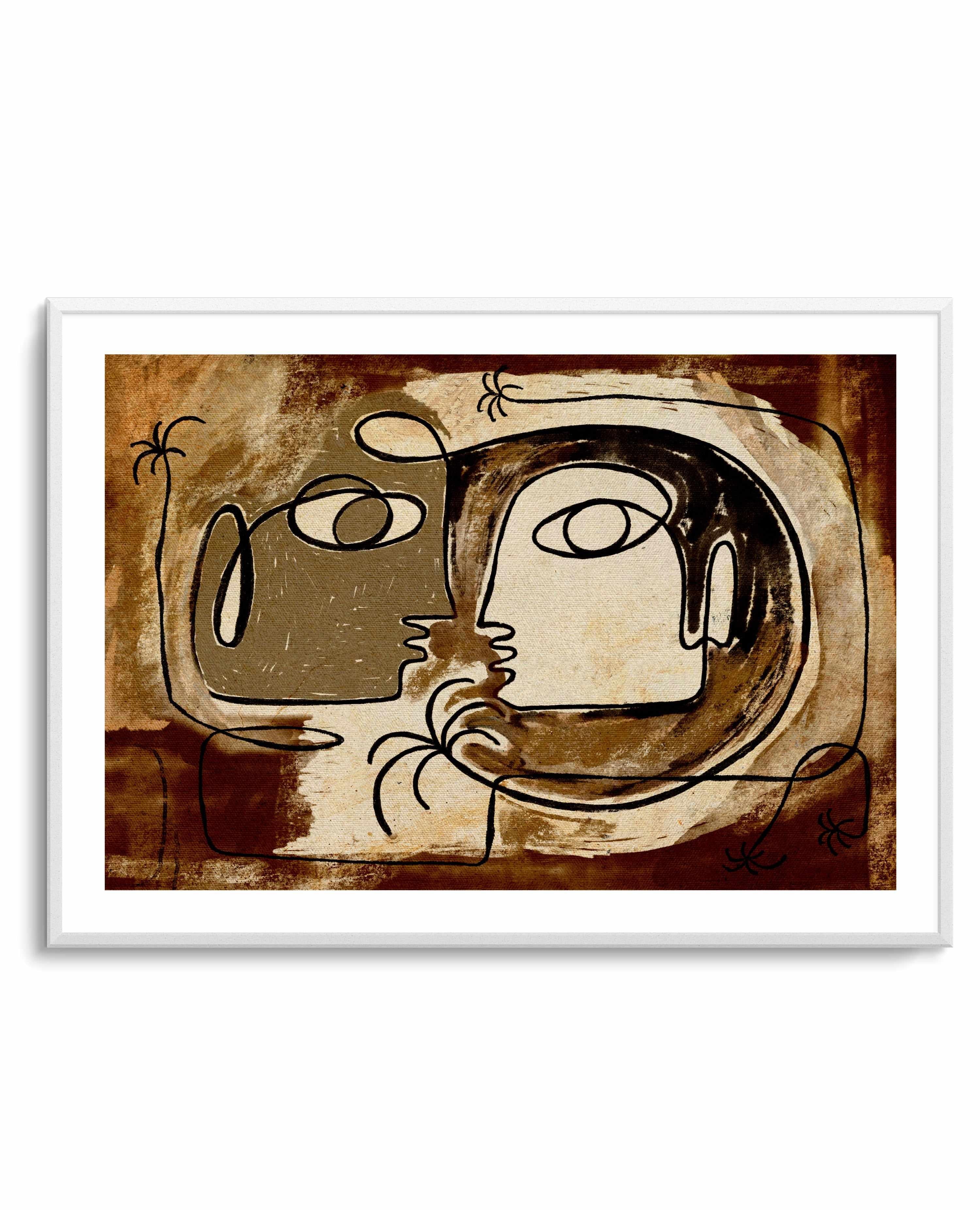 What Secrets Do the Palms Whisper To the Earth by Shatha Al Dafai | Art Print from Olive et Oriel where you can shop wallpaper and artworks online