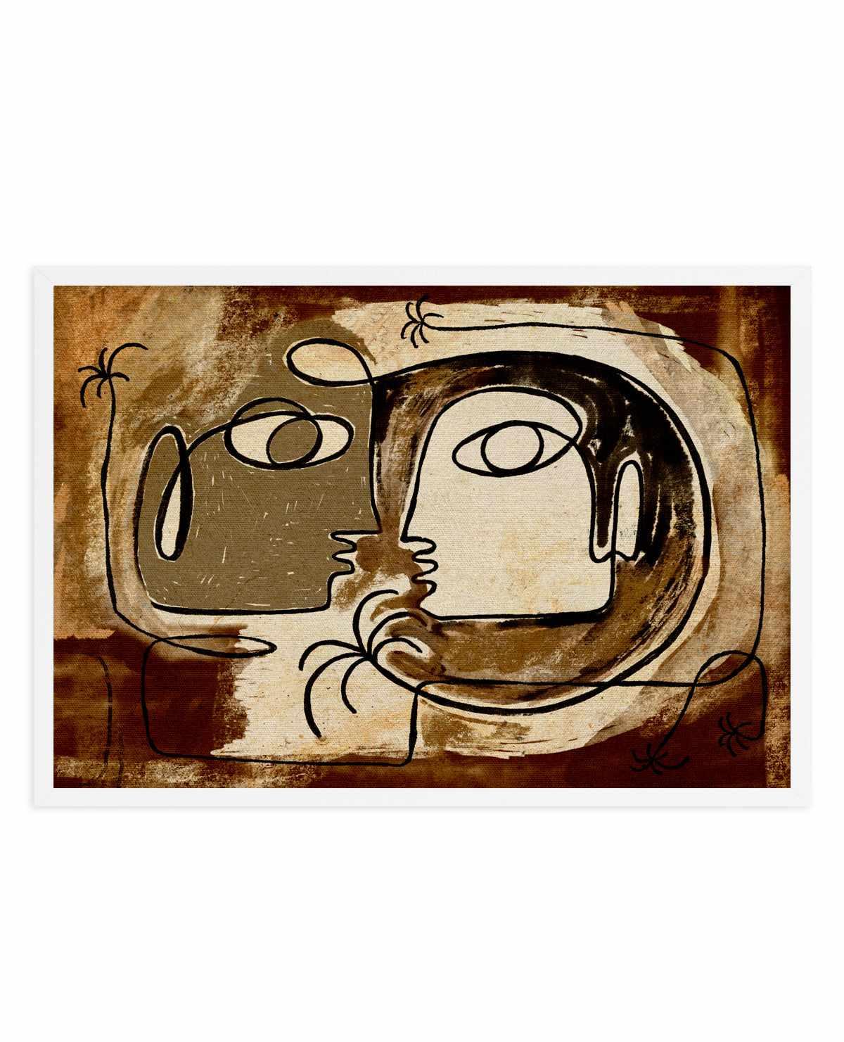 What Secrets Do the Palms Whisper To the Earth by Shatha Al Dafai | Art Print from Olive et Oriel where you can shop wallpaper and artworks online