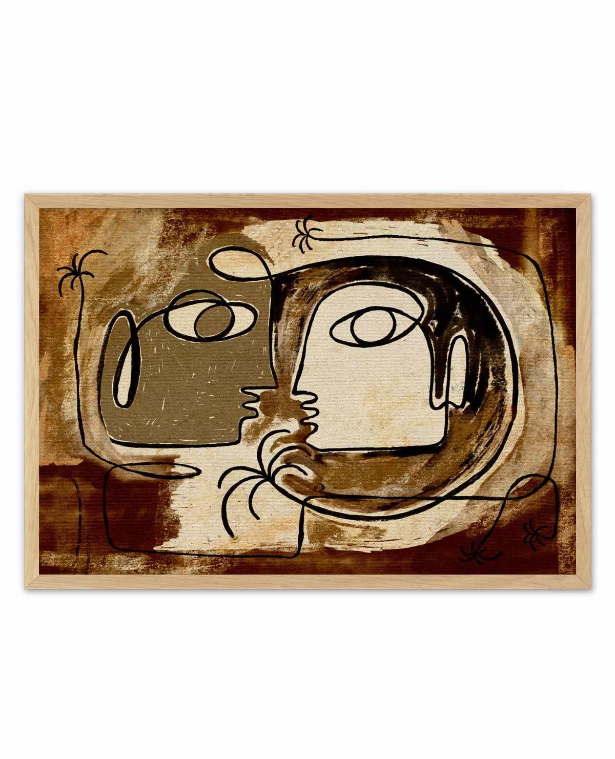 What Secrets Do the Palms Whisper To the Earth by Shatha Al Dafai | Art Print from Olive et Oriel where you can shop wallpaper and artworks online