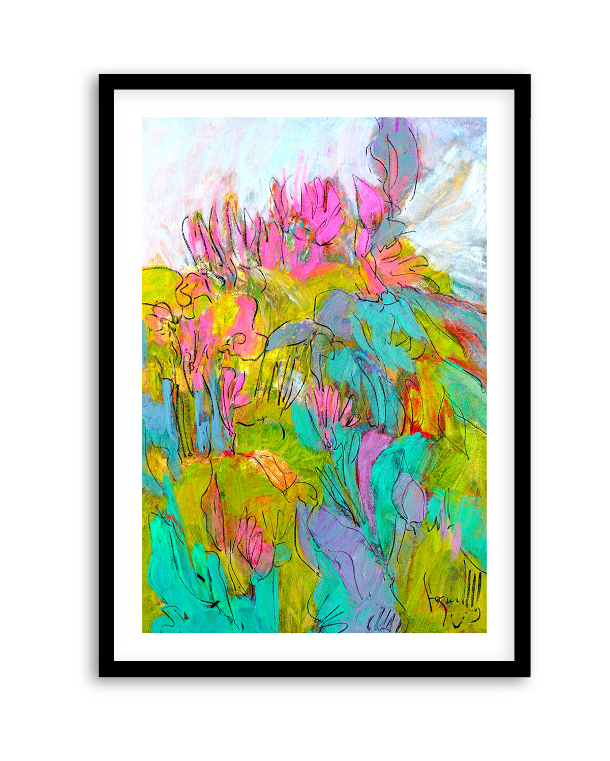 Whimsical Garden Dreams by Dorothy Fagan | Art Print