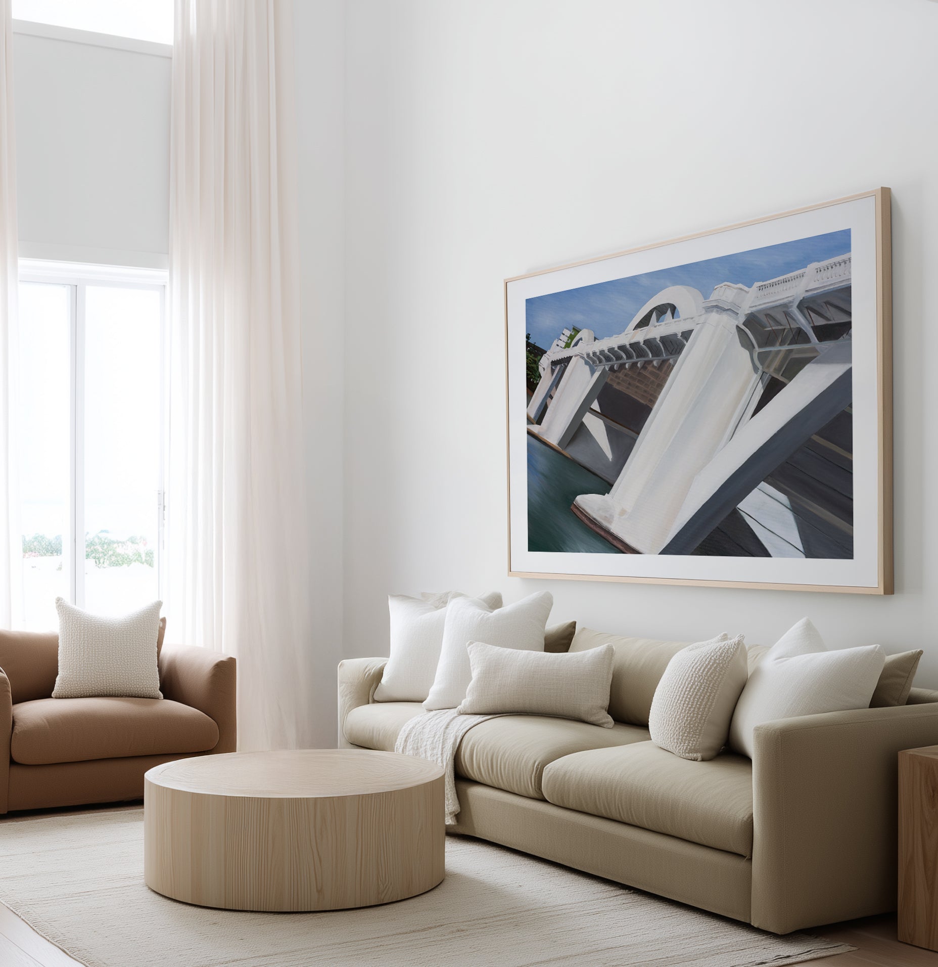 William Jolly Bridge Brisbane by Meredith Howse | Art Print