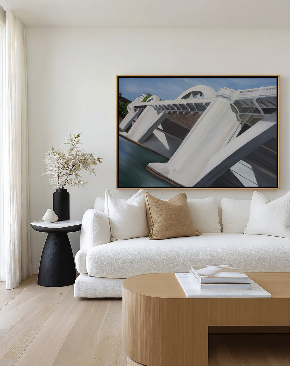 William Jolly Bridge Brisbane by Meredith Howse | Framed Canvas Art Print