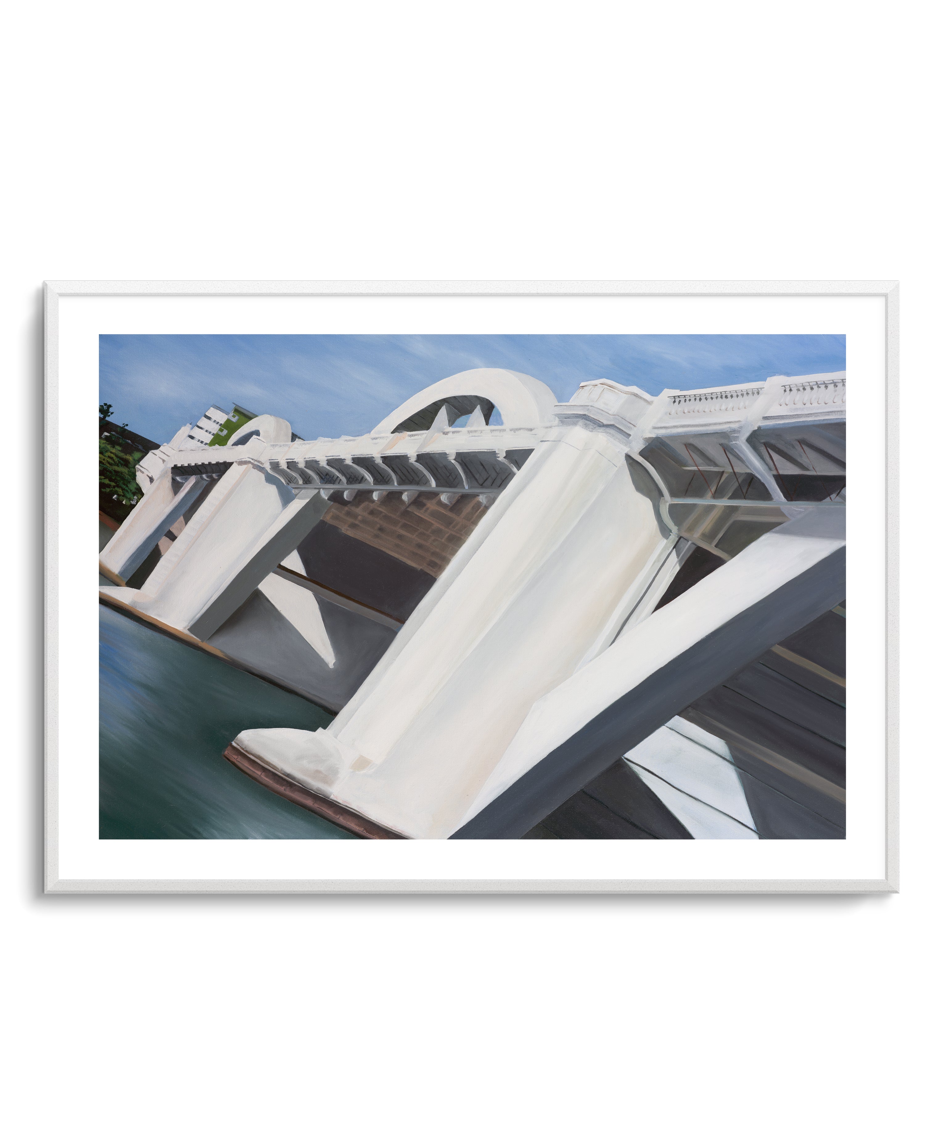 William Jolly Bridge Brisbane by Meredith Howse | Art Print