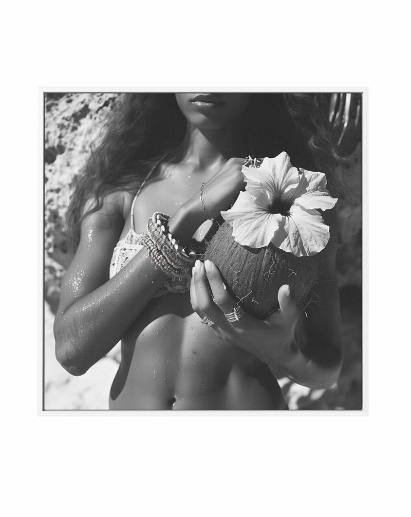 Wahine II | Framed Canvas Art Print from Olive et Oriel where you can shop wallpaper and artworks online