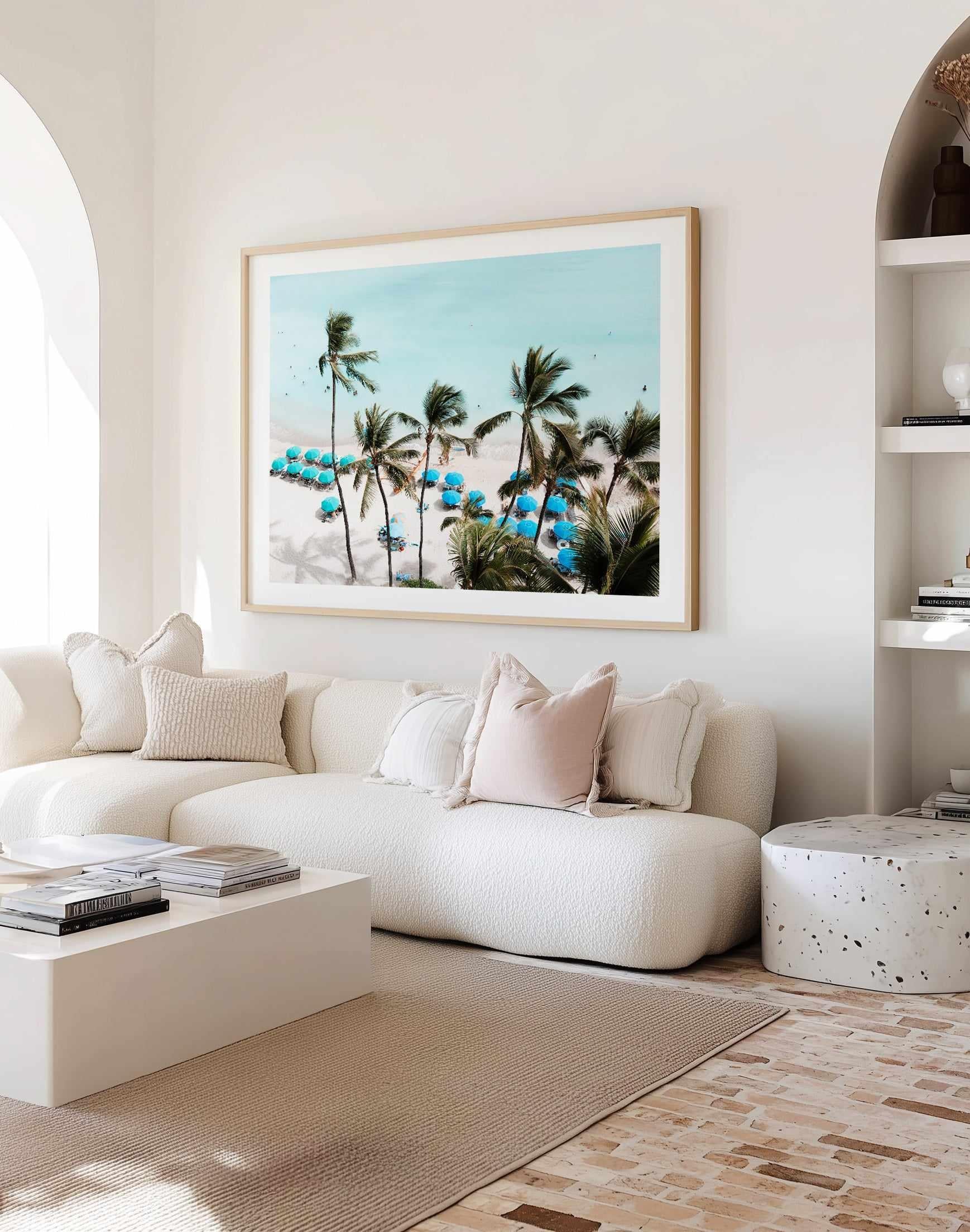 Waikiki Beach Days I by Teigan Geercke | Art Print from Olive et Oriel where you can shop wallpaper and artworks online