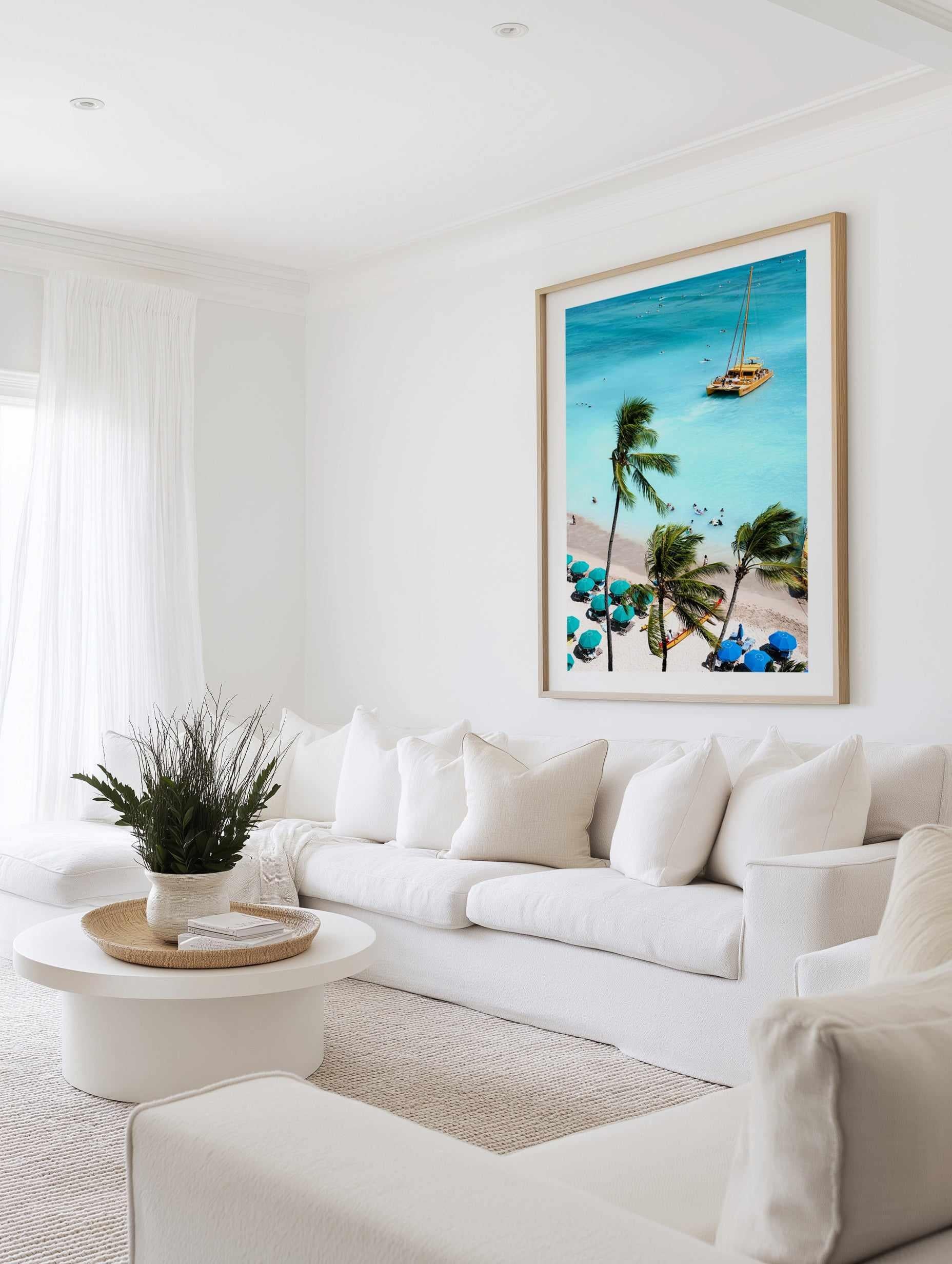 Waikiki Beach I by Teigan Geercke | Art Print from Olive et Oriel where you can shop wallpaper and artworks online
