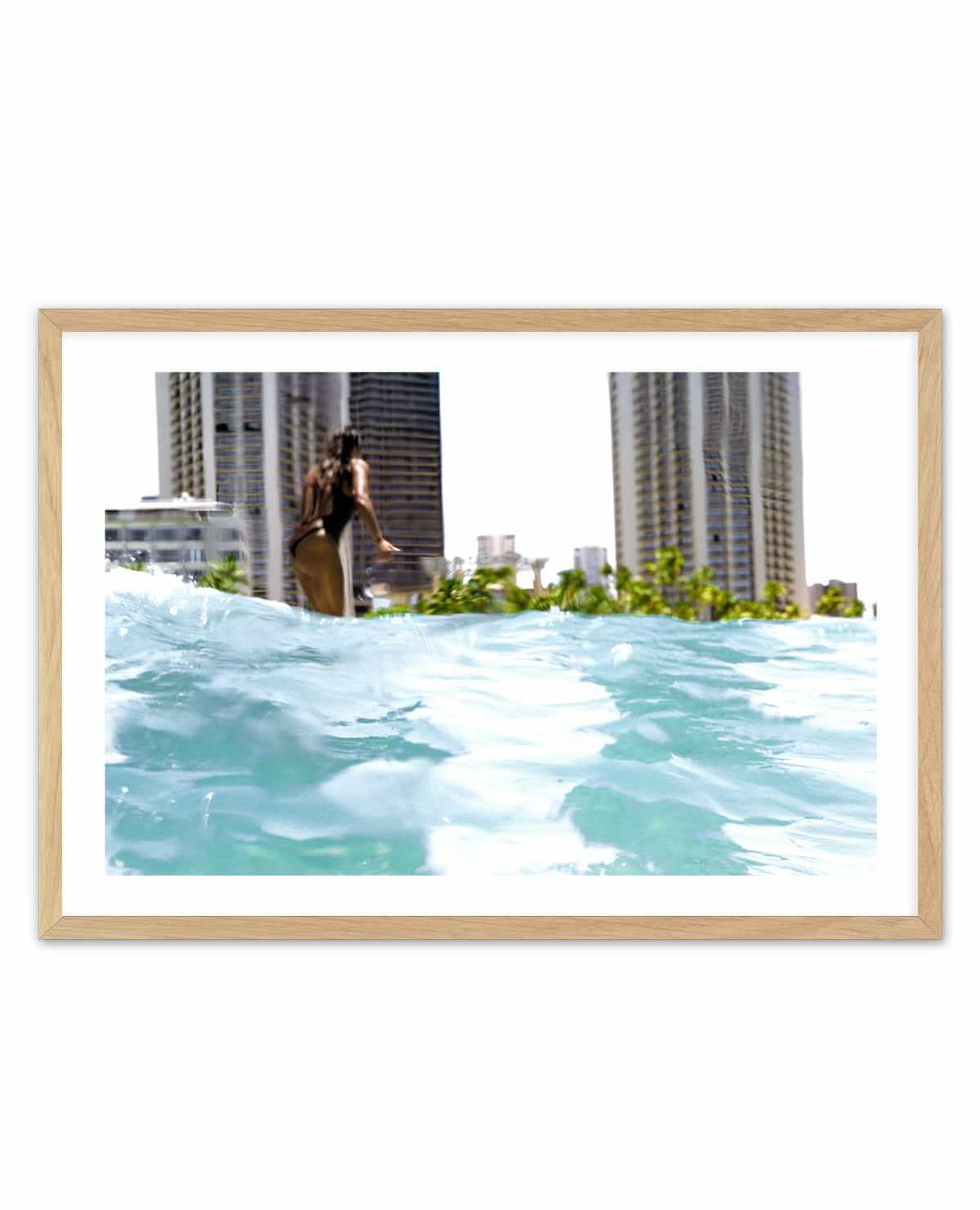 Waikiki Beach Surf Club by Teigan Geercke | Art Print from Olive et Oriel where you can shop wallpaper and artworks online