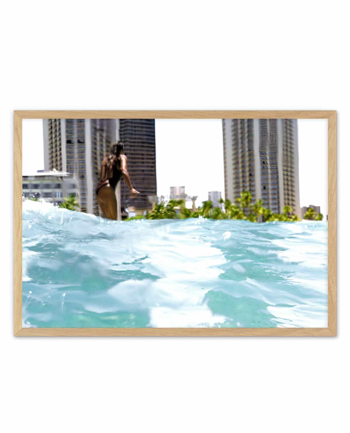 Waikiki Beach Surf Club by Teigan Geercke | Art Print from Olive et Oriel where you can shop wallpaper and artworks online