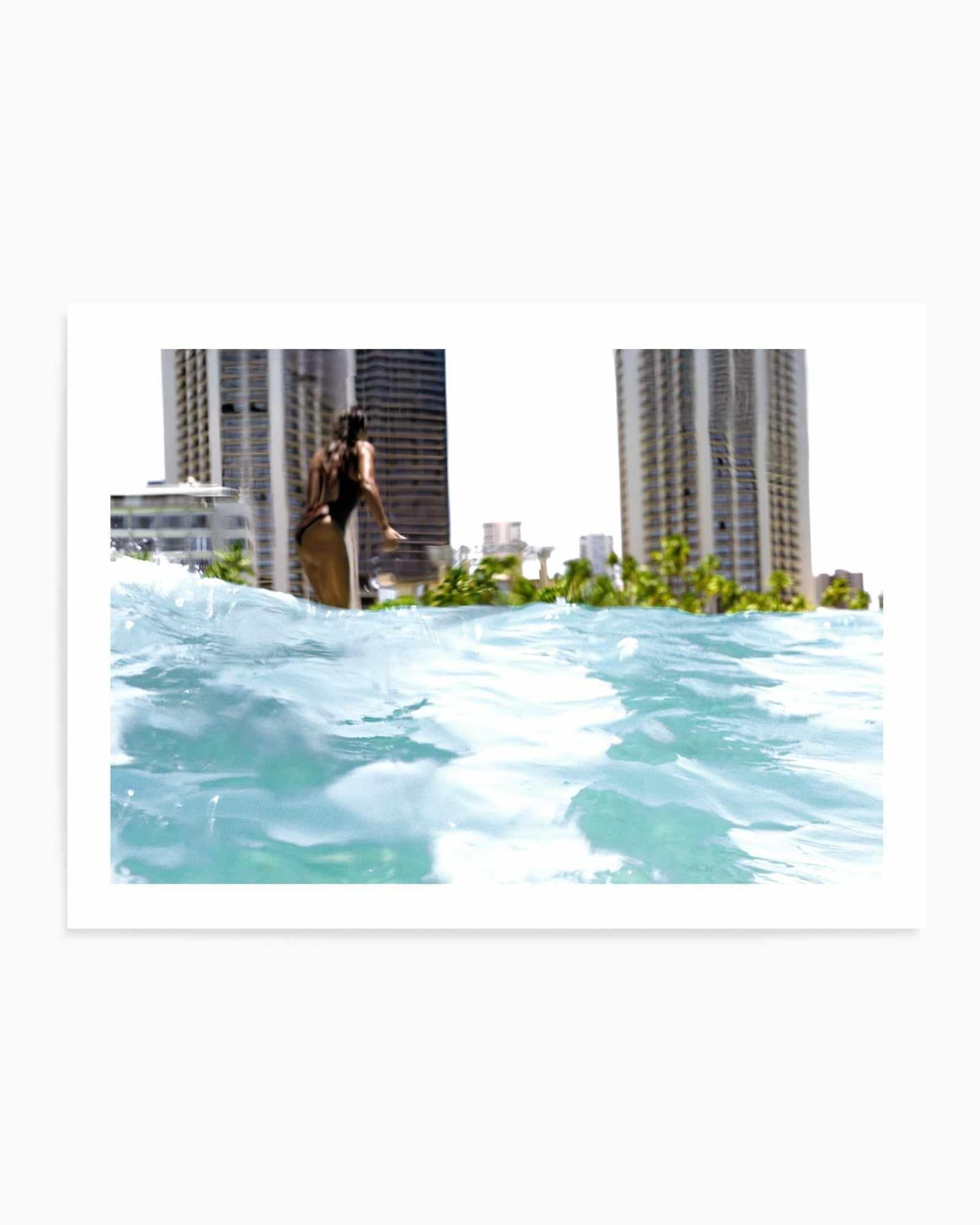 Waikiki Beach Surf Club by Teigan Geercke | Art Print from Olive et Oriel where you can shop wallpaper and artworks online