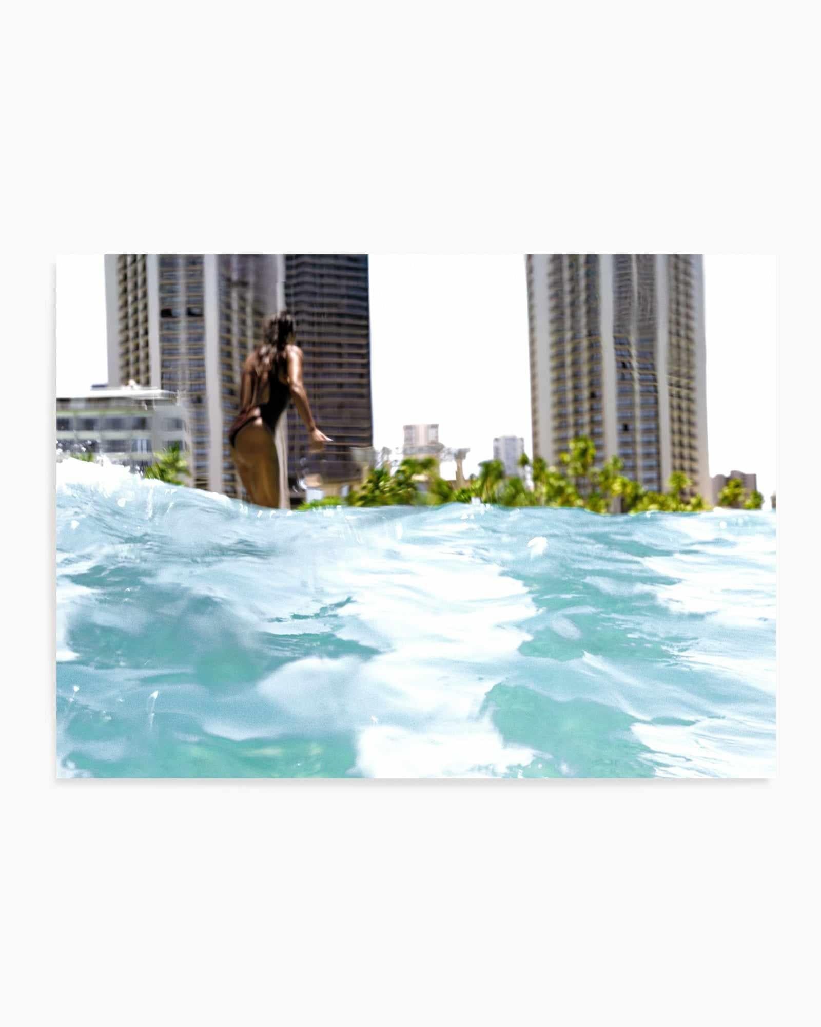 Waikiki Beach Surf Club by Teigan Geercke | Art Print from Olive et Oriel where you can shop wallpaper and artworks online