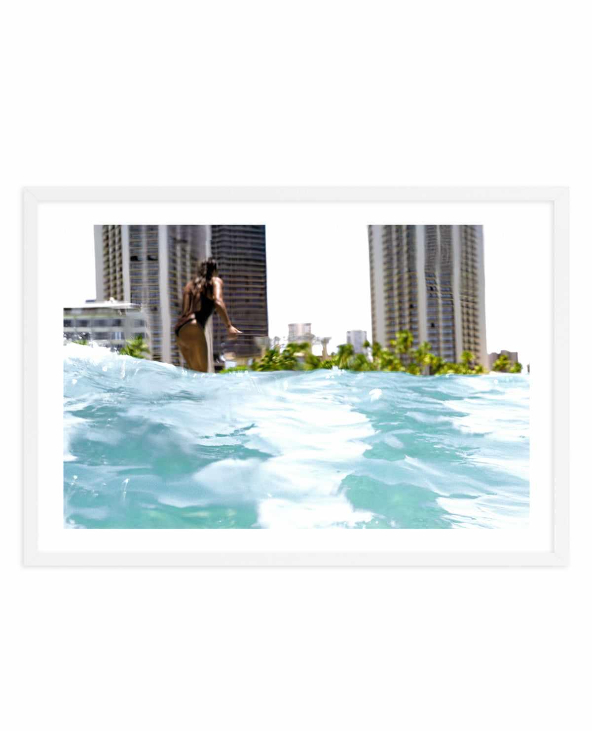 Waikiki Beach Surf Club by Teigan Geercke | Art Print from Olive et Oriel where you can shop wallpaper and artworks online
