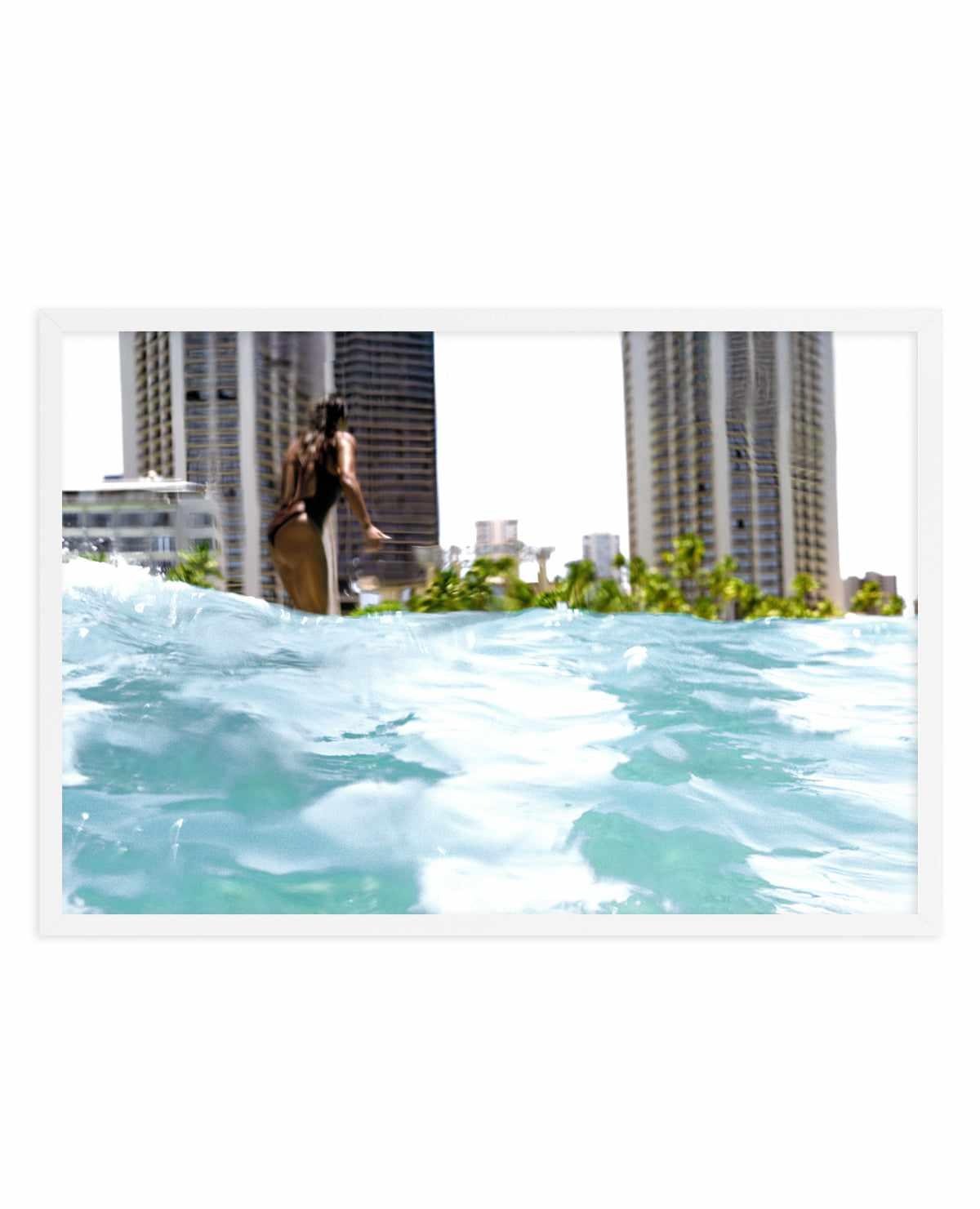 Waikiki Beach Surf Club by Teigan Geercke | Art Print from Olive et Oriel where you can shop wallpaper and artworks online