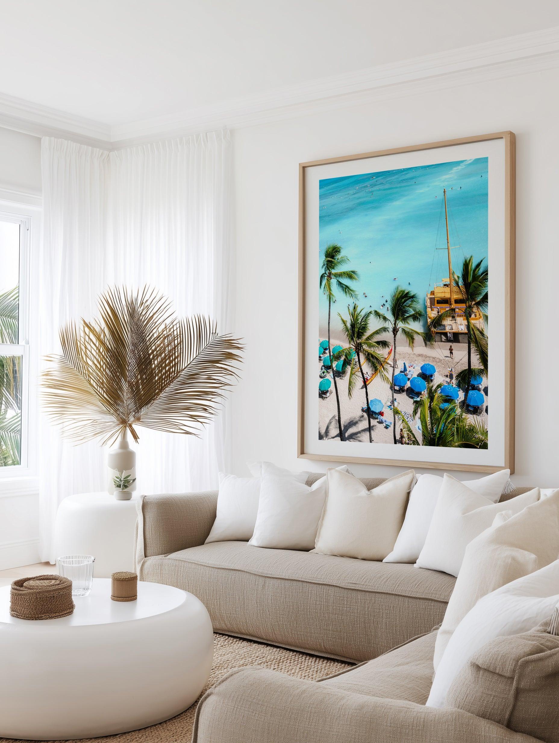 Waikiki Beach II by Teigan Geercke | Art Print from Olive et Oriel where you can shop wallpaper and artworks online