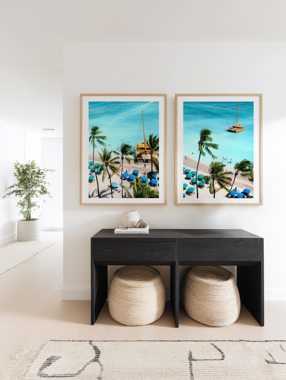 Waikiki Beach I by Teigan Geercke | Art Print from Olive et Oriel where you can shop wallpaper and artworks online