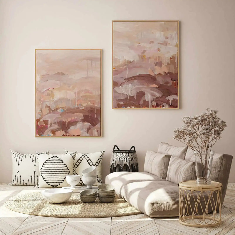 Waiting for a Low Tide II PT by Alicia Benetatos | Framed Canvas Art Print from Olive et Oriel where you can shop wallpaper and artworks online