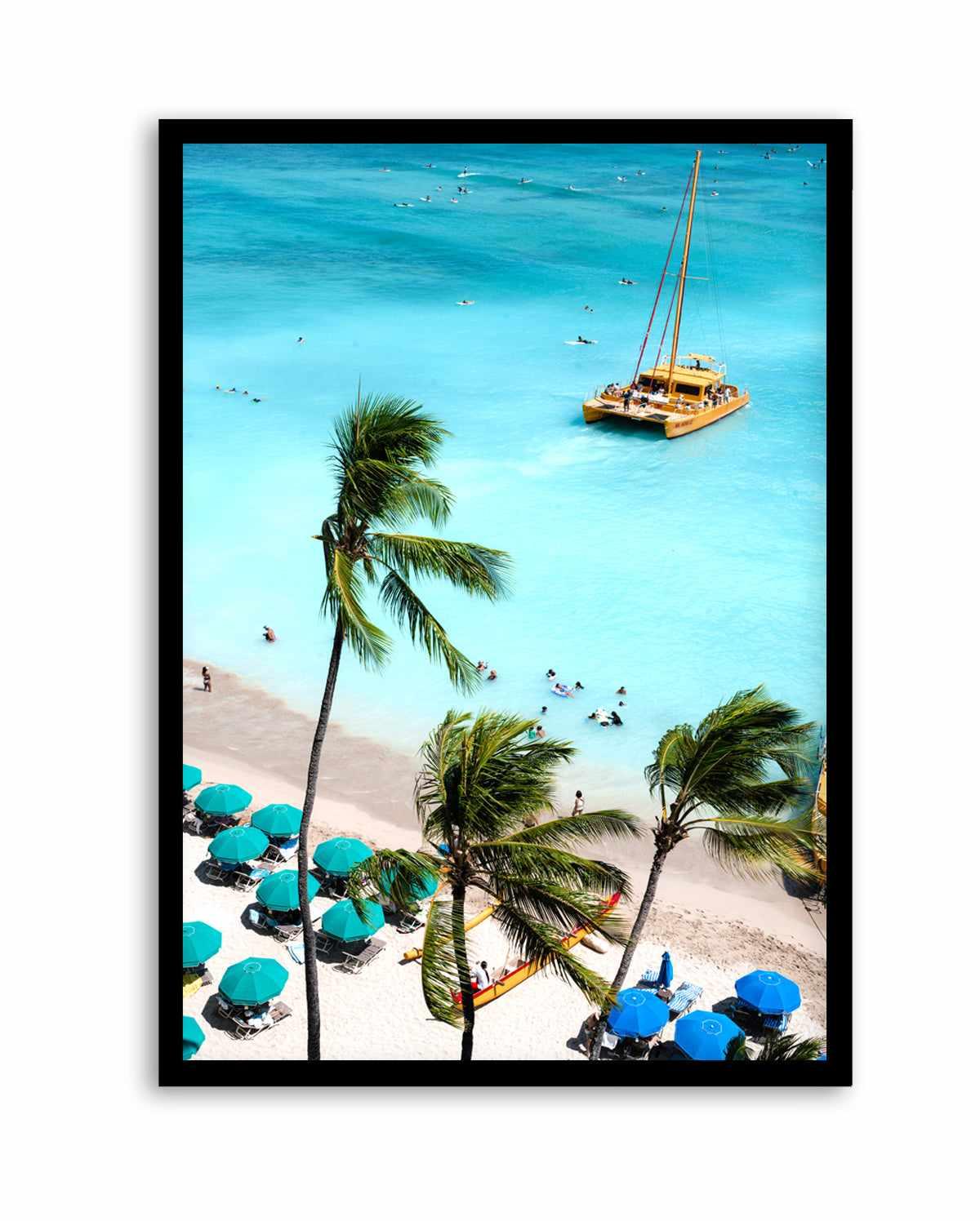 Waikiki Beach I by Teigan Geercke | Art Print from Olive et Oriel where you can shop wallpaper and artworks online