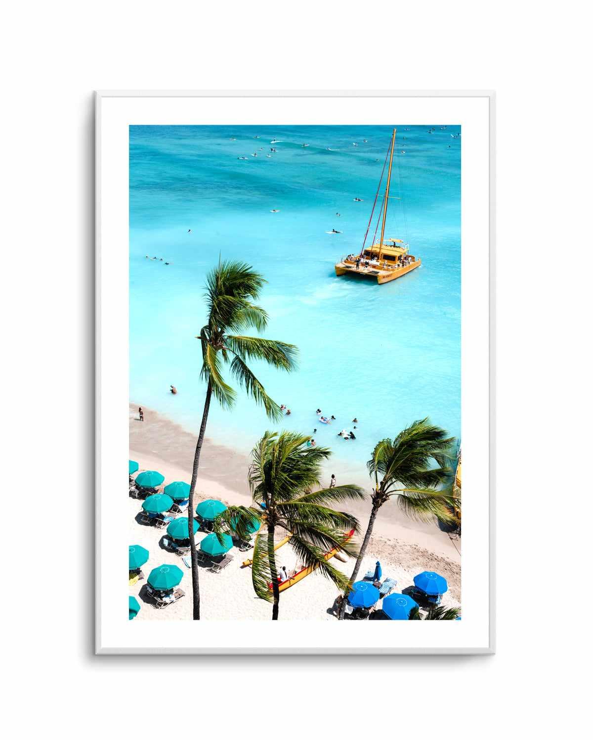 Waikiki Beach I by Teigan Geercke | Art Print from Olive et Oriel where you can shop wallpaper and artworks online